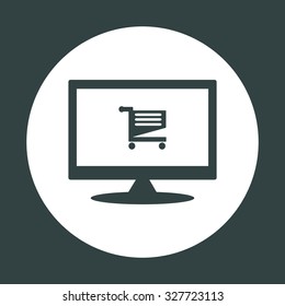 Shoping basket. icon. vector design