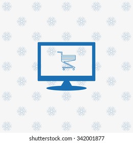 Shoping basket. icon. vector design