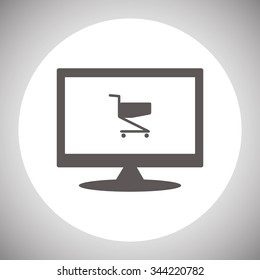 Shoping basket. icon. vector design