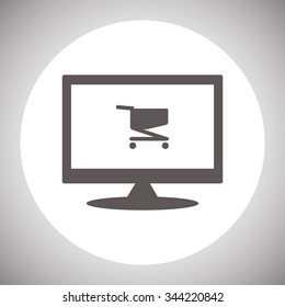 Shoping basket. icon. vector design