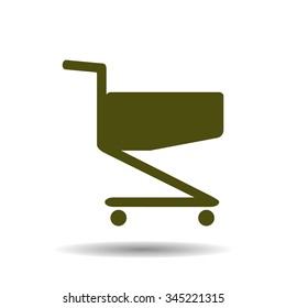 Shoping basket. icon. vector design