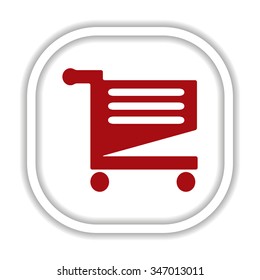 Shoping basket. icon. vector design