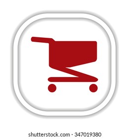 Shoping basket. icon. vector design