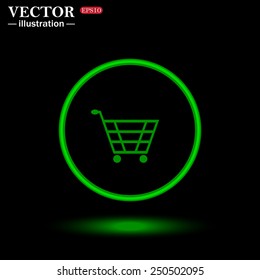 Shoping basket , vector illustration, EPS 10