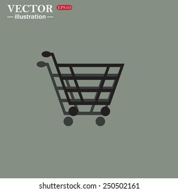Shoping basket , vector illustration, EPS 10