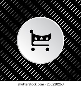 Shoping basket , vector illustration, EPS 10