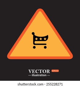 Shoping basket , vector illustration, EPS 10