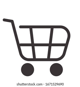 shoping cart business solid icon