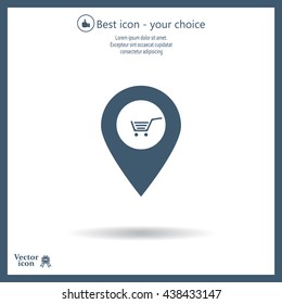 Shoping cart pin