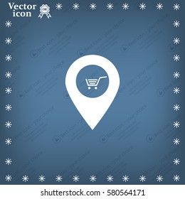 Shoping cart pin