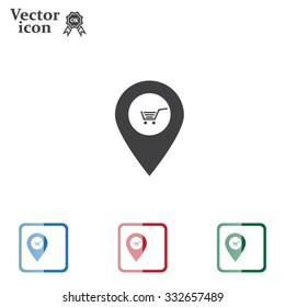 Shoping cart pins