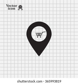 Shoping cart pins