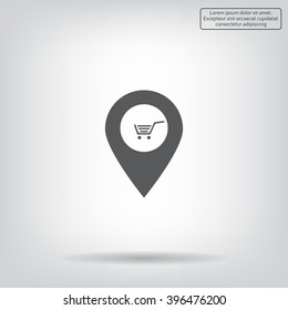 Shoping cart pins