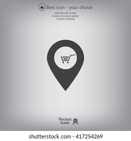 Shoping cart pins