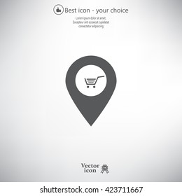 Shoping cart pins