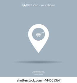Shoping cart pins