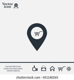 Shoping cart pins