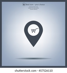 Shoping cart pins