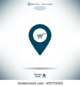 Shoping cart pins