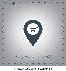 Shoping cart pins