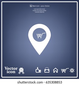Shoping cart pins