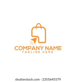 Shoping Chat Logo Template Design
