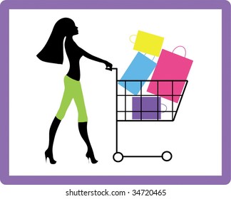 shoping girl