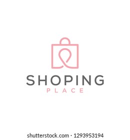 shoping place logo design