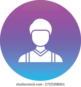 Icono de Vector de comerciante. Se puede utilizar para aplicaciones de impresión, móviles y de Web.