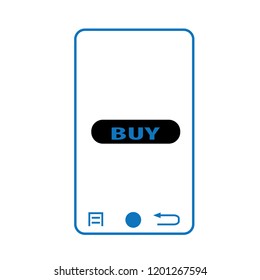 Shopper or a customer shops online by using Mobile