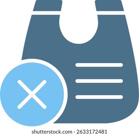 Shopper Glyph Two Colour Icon