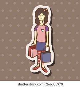 shopper theme elemets vector,eps