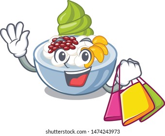 Shopping anmitsu with in the character shape