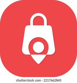 Icono de la aplicación de compras y diseño de logotipos.