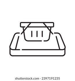Shopping app. Pixel perfect, editable stroke