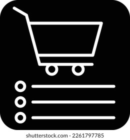 Shopping App vector icon. Can be used for printing, mobile and web applications.