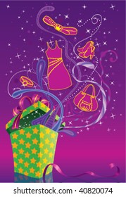 Shopping background