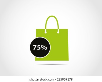 Shopping Bag 75% Off