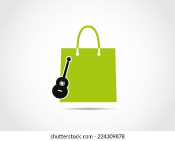 Shopping Bag Acoustic Guitar