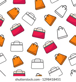 Shopping bag background