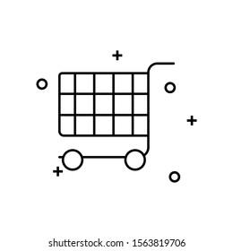 Shopping bag basket icon. Element of shopping icon