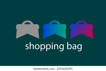A shopping bag with colorful and fun color style