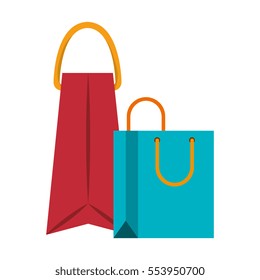 Shopping Bag Commercial Icons Stock Vector (Royalty Free) 553950700 ...