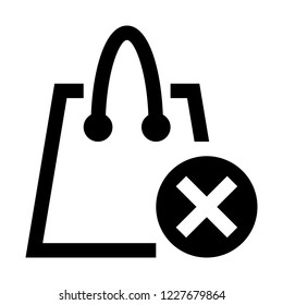 Shopping bag with cross