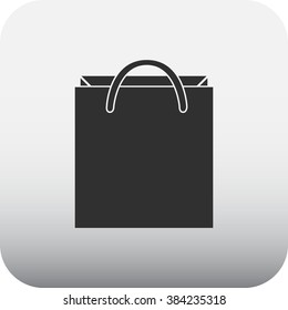 Shopping bag cute simple icon