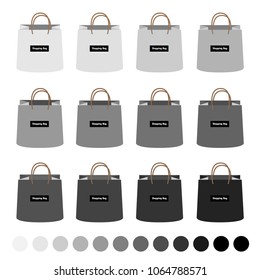 Shopping Bag Design Background. Vector Illustration