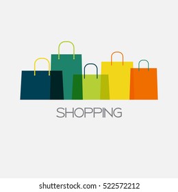 Shopping Bag Design Background. Vector Illustration EPS10