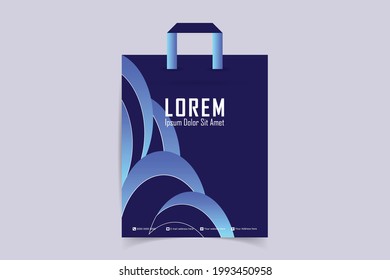 shopping bag design. Paper Shopping Bag template. Company shopping bags design vector with creative design For web design and application interface, also useful for infographics. Vector illustration