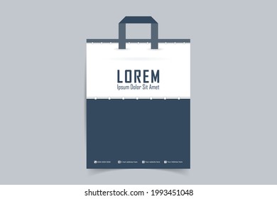 shopping bag design. Paper Shopping Bag template. Company shopping bags design vector with creative design For web design and application interface, also useful for infographics. Vector illustration