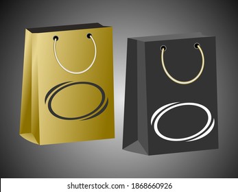 Shopping bag design for product promotion 